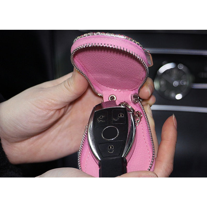 Wholesale Diamond Bow Car Keychain