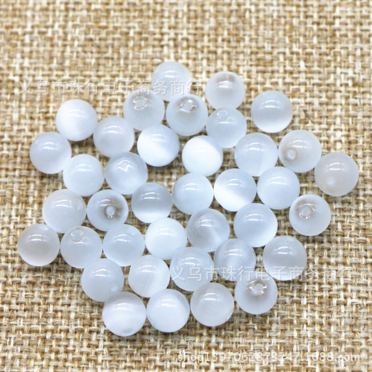 Wholesale 100PCS Gemstones Opal Glass Beads