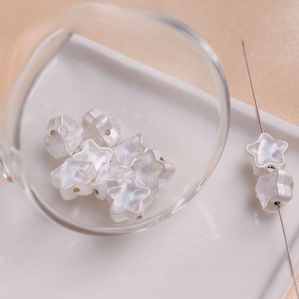 Wholesale Alloy Zircon Heart Star Scattered Beads