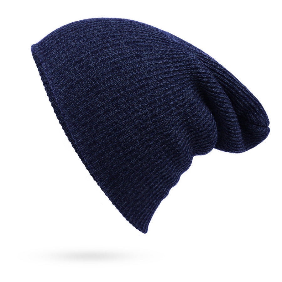Wholesale Striped Needle Hip Hop Hat Autumn and Winter Men's Warm Woolen Hat