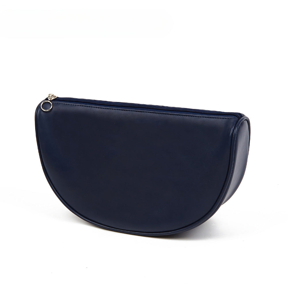 Wholesale Solid Color Travel Dumplings PVC Makeup Bags