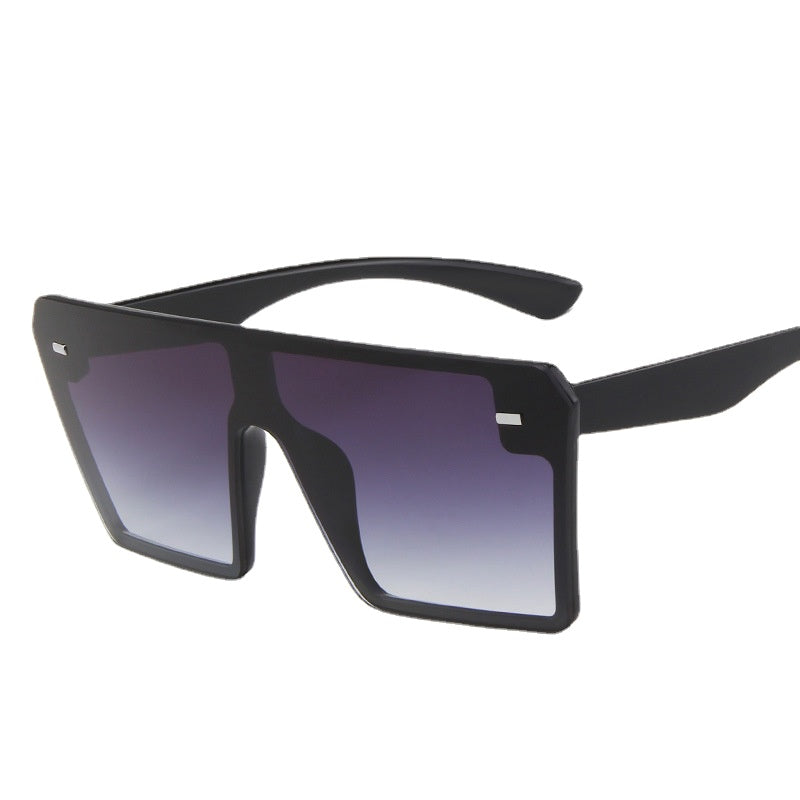 Wholesale PC Rice Nail Square Frame Conjoined Piece Sunglasses