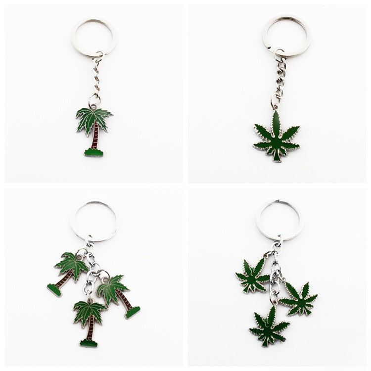 Wholesale Creative Metal Plant Keychains
