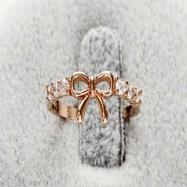 Wholesale Diamond Bow Ring