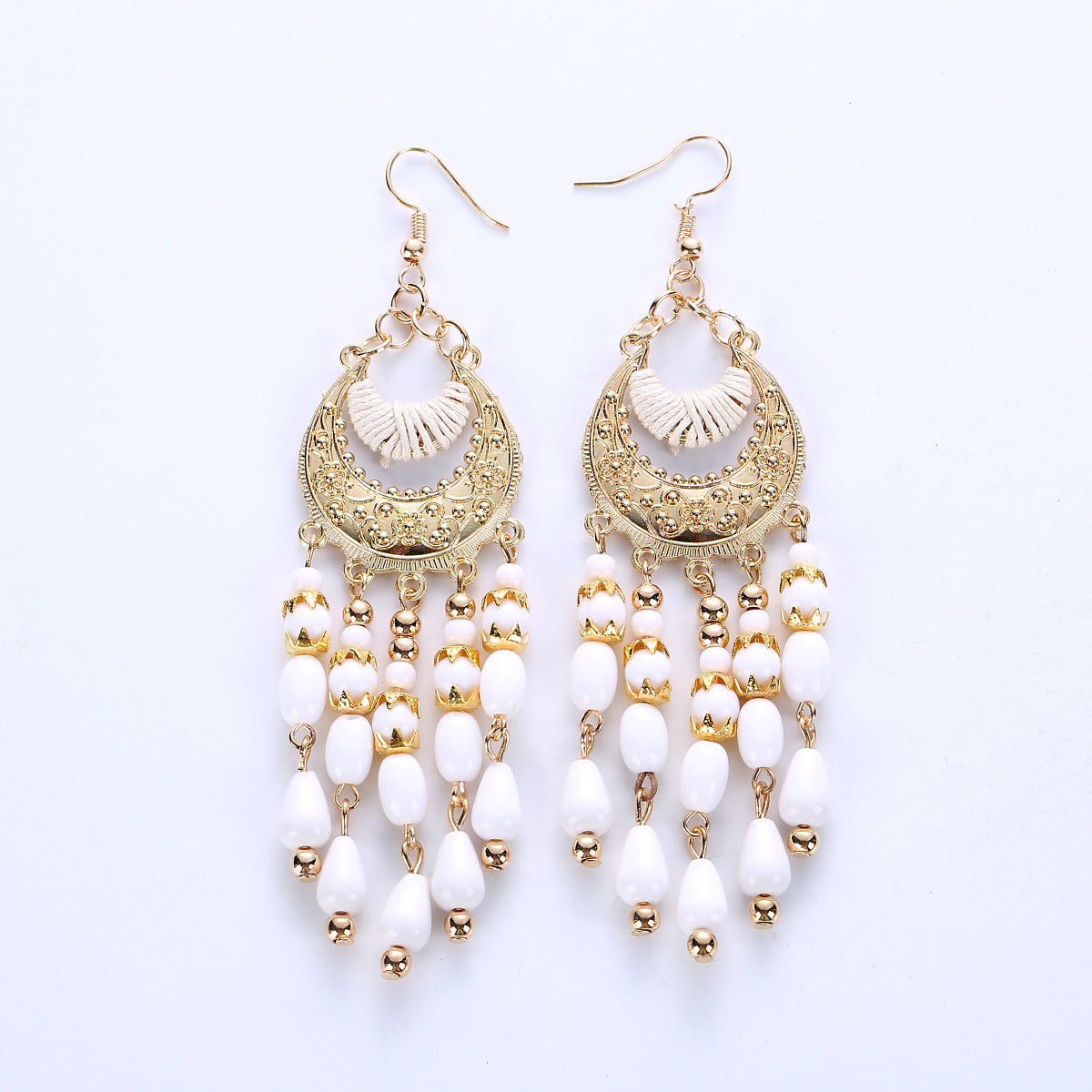 Wholesale Tassel Alloy Drop Earrings