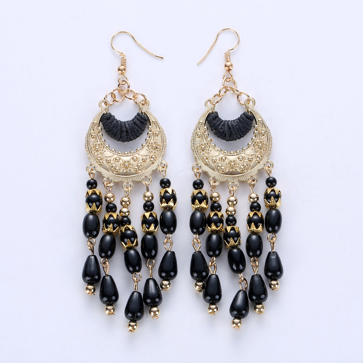 Wholesale Tassel Alloy Drop Earrings