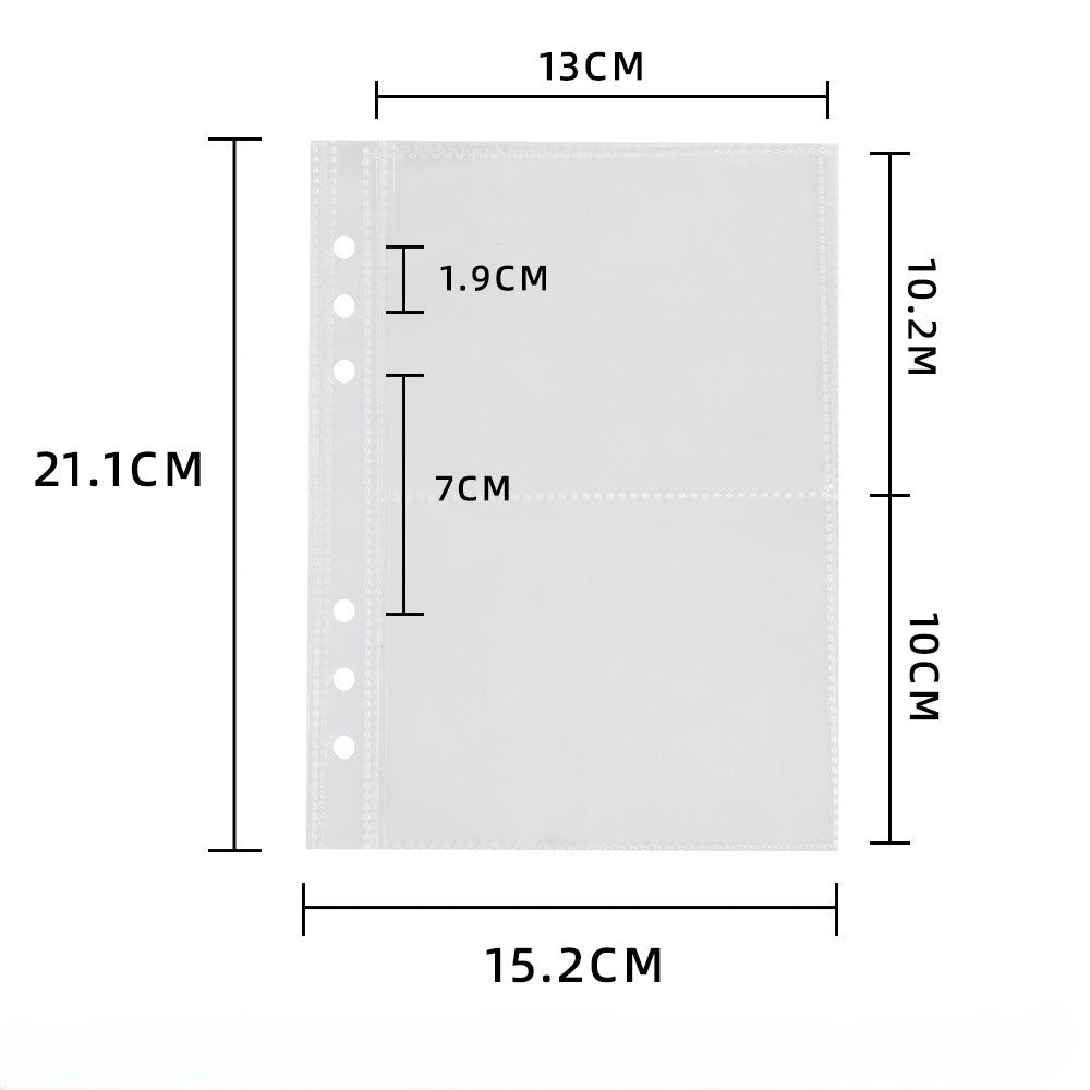 Wholesale A5 Ink Drop Pattern Binding Hard Faced Six Hole Binder Album