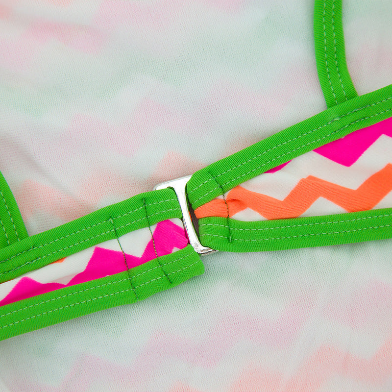 Wholesale Children's Swimsuit One-Piece Sunscreen Quick-drying Sling Triangle Swimwear