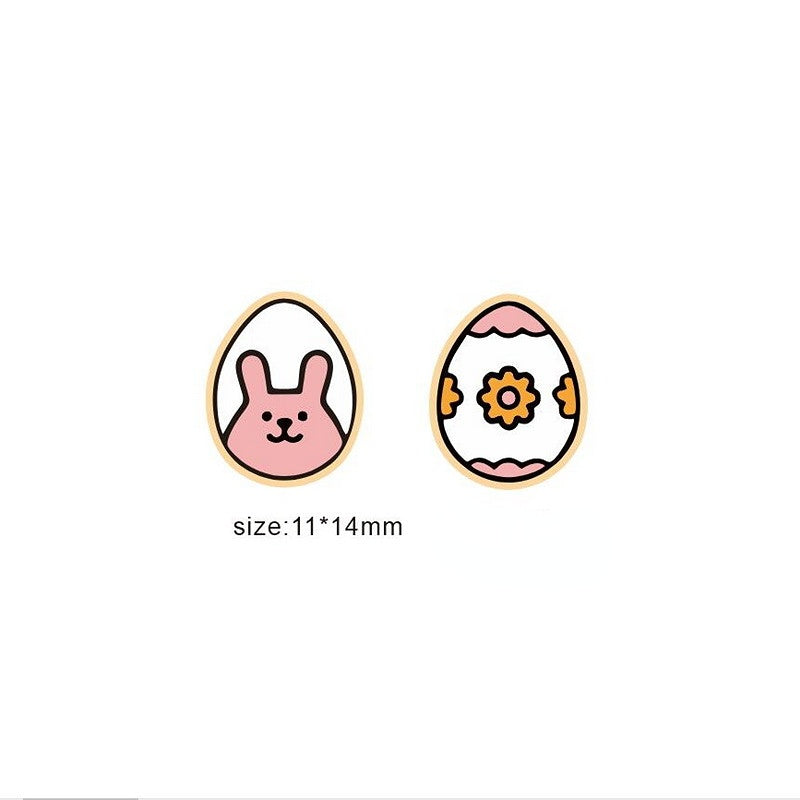 Joyas al por mayor Conejito de Pascua Zanahoria Pendientes de madera