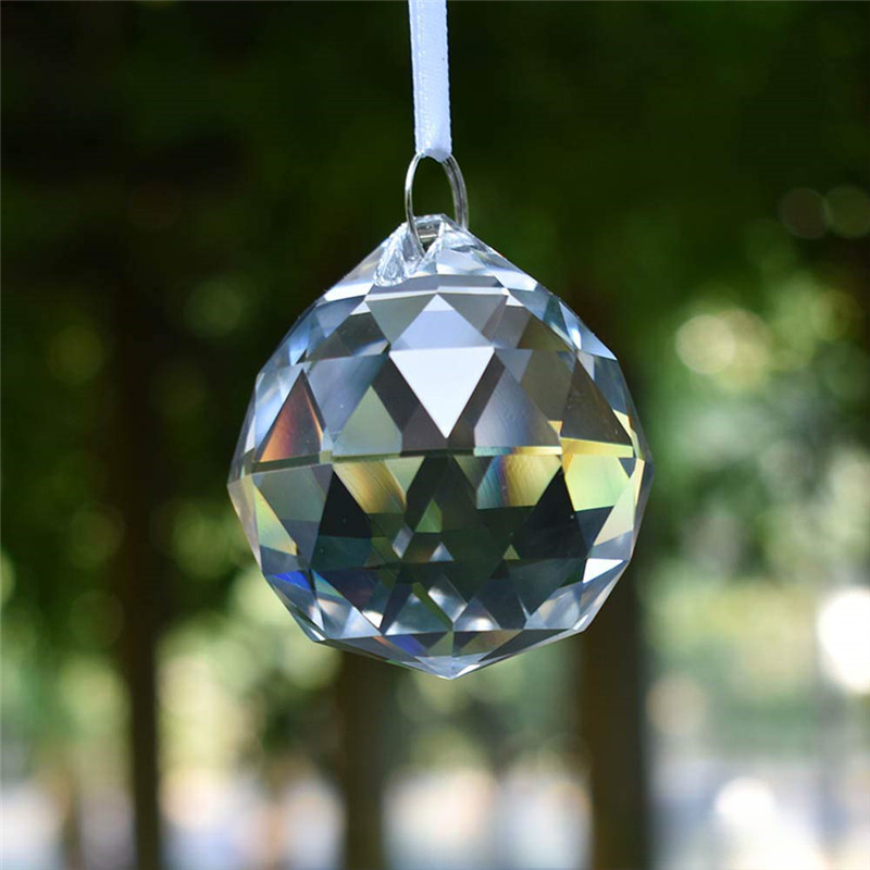 Cortina de cristal de bola de vidrio al por mayor cuentas sueltas decoraciones colgantes