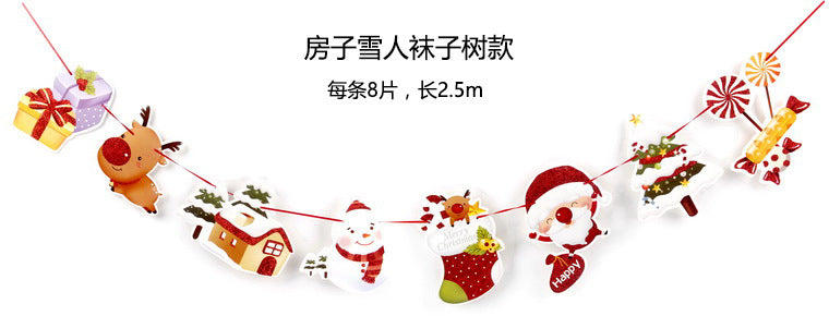 Wholesale Christmas Decoration Products Cartoon Flags
