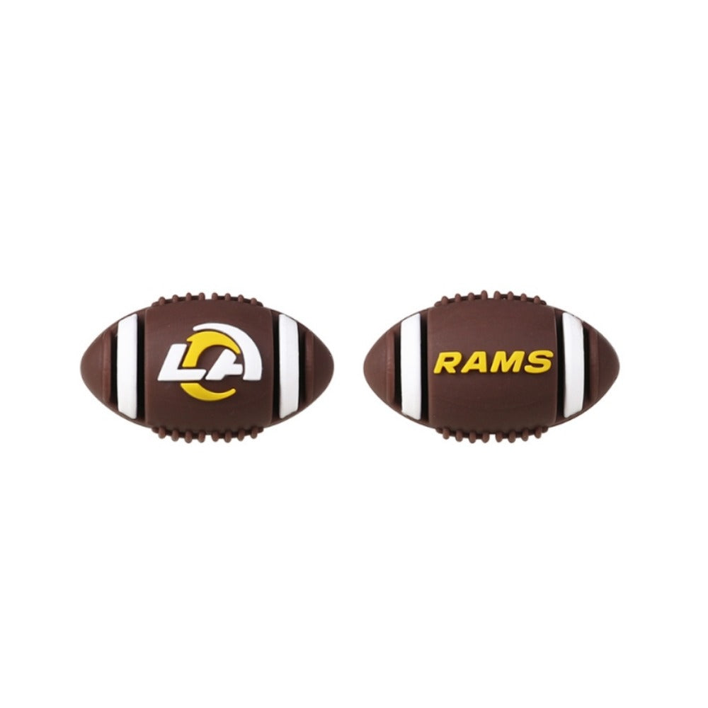 Wholesale 20pcs 3D Rugby Pattern Silicone Beads