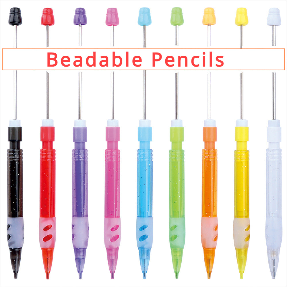 Wholesale Beadable Mechanical Pencil Beadable Pencil Mini Drawing Pencils Small Pencil Writing DIY Crafting