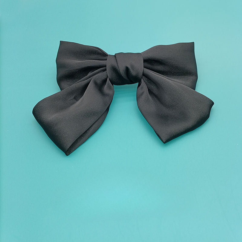 Wholesale Large Bow Silk Hair Clips
