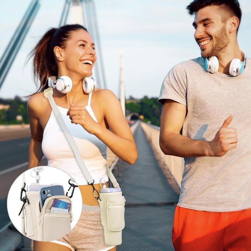 Wholesale 40OZ Handle Ice Cup Tumbler Neoprene Car Insulation Portable Bottle Cover Cup Cover