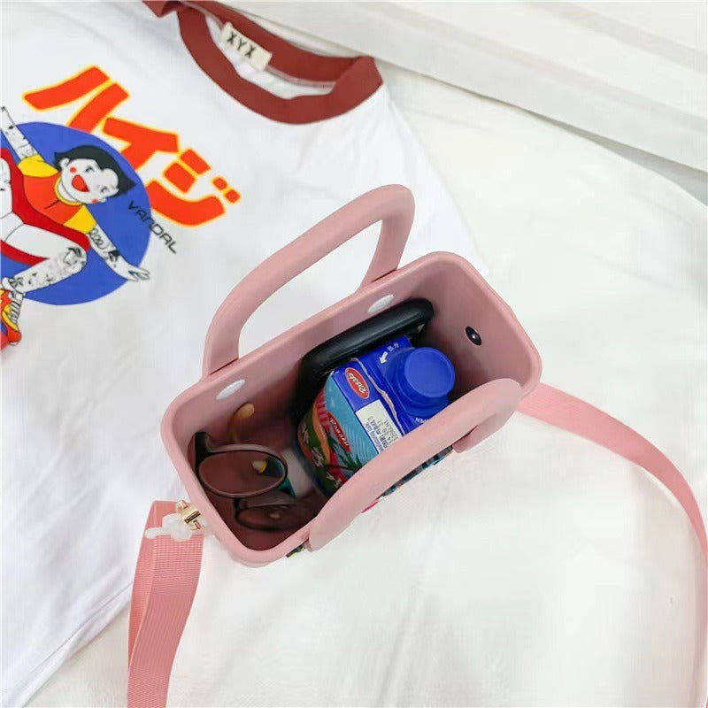 Wholesale Jelly Beach Flower Simple Hole Bag