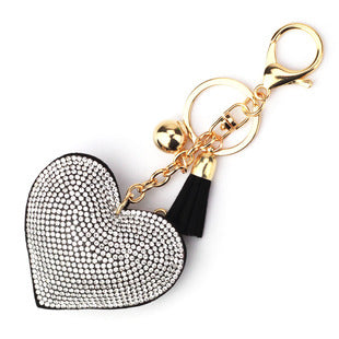 Wholesale Velvet Inlaid Diamond Keychains