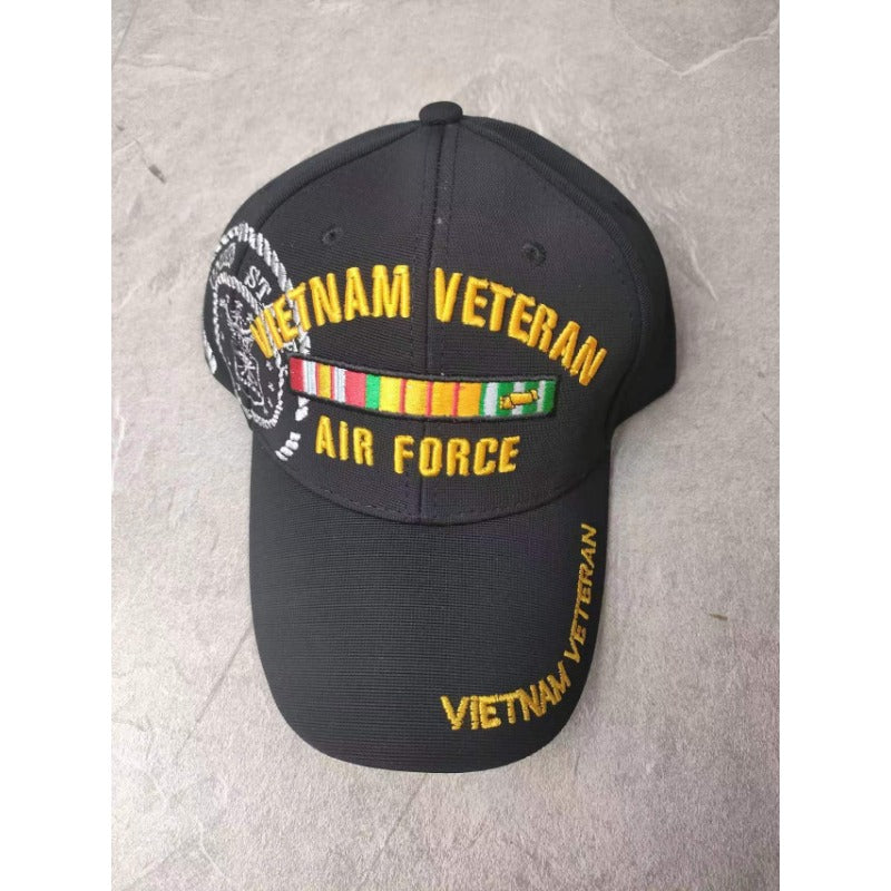 Wholesale Cotton Double Row Letter Colorful Embroidered Sun Protection Baseball Caps