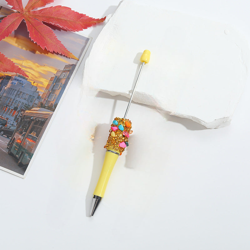 Wholesale Beadable Pens Heavy Industry Full of Broken Diamond Bead Pens