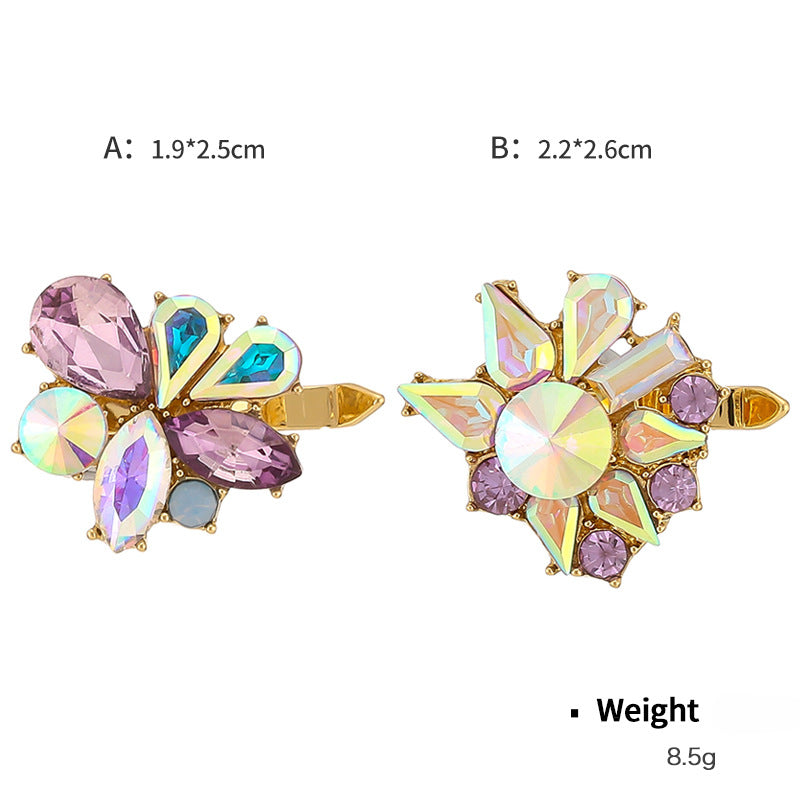 Wholesale Alloy Diamond Plated Hair Clip