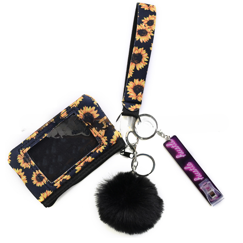 Wholesale Card Puller Silicone Bead Wrist Keychain