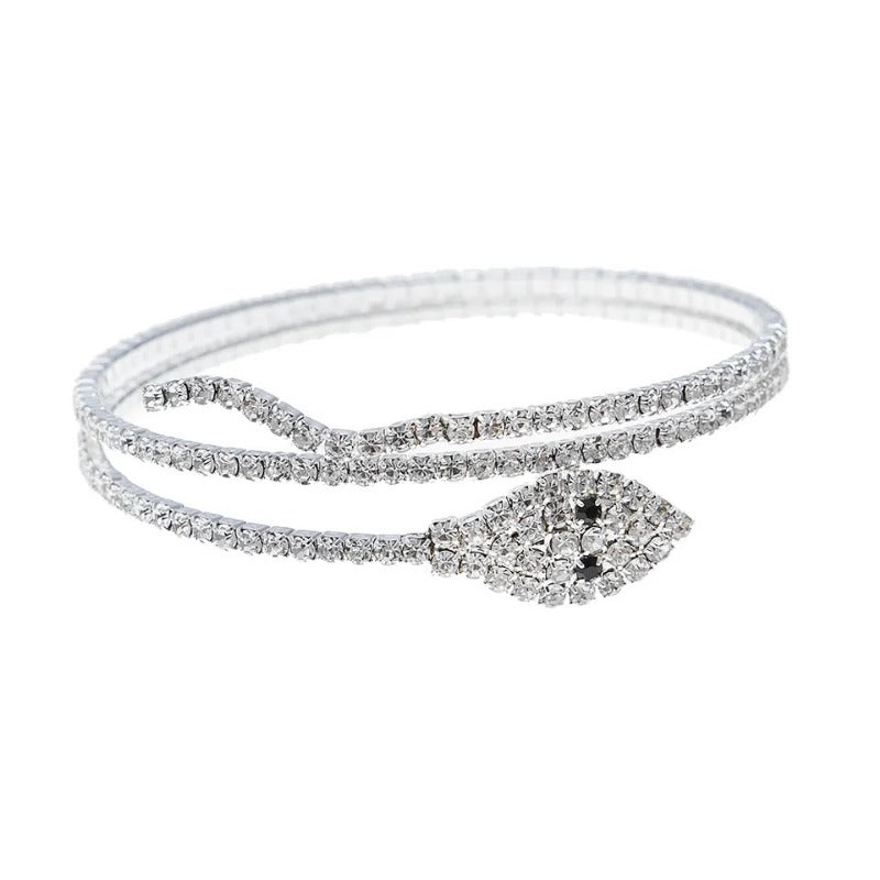 Wholesale Claw Chain Snake Rhinestone Simple Evening Fashion Zircon Bracelet