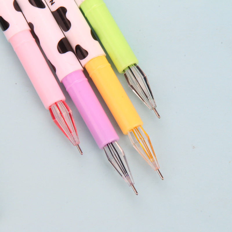 Wholesale Plastic Cow 12 Color Diamond Neutral Pen Color
