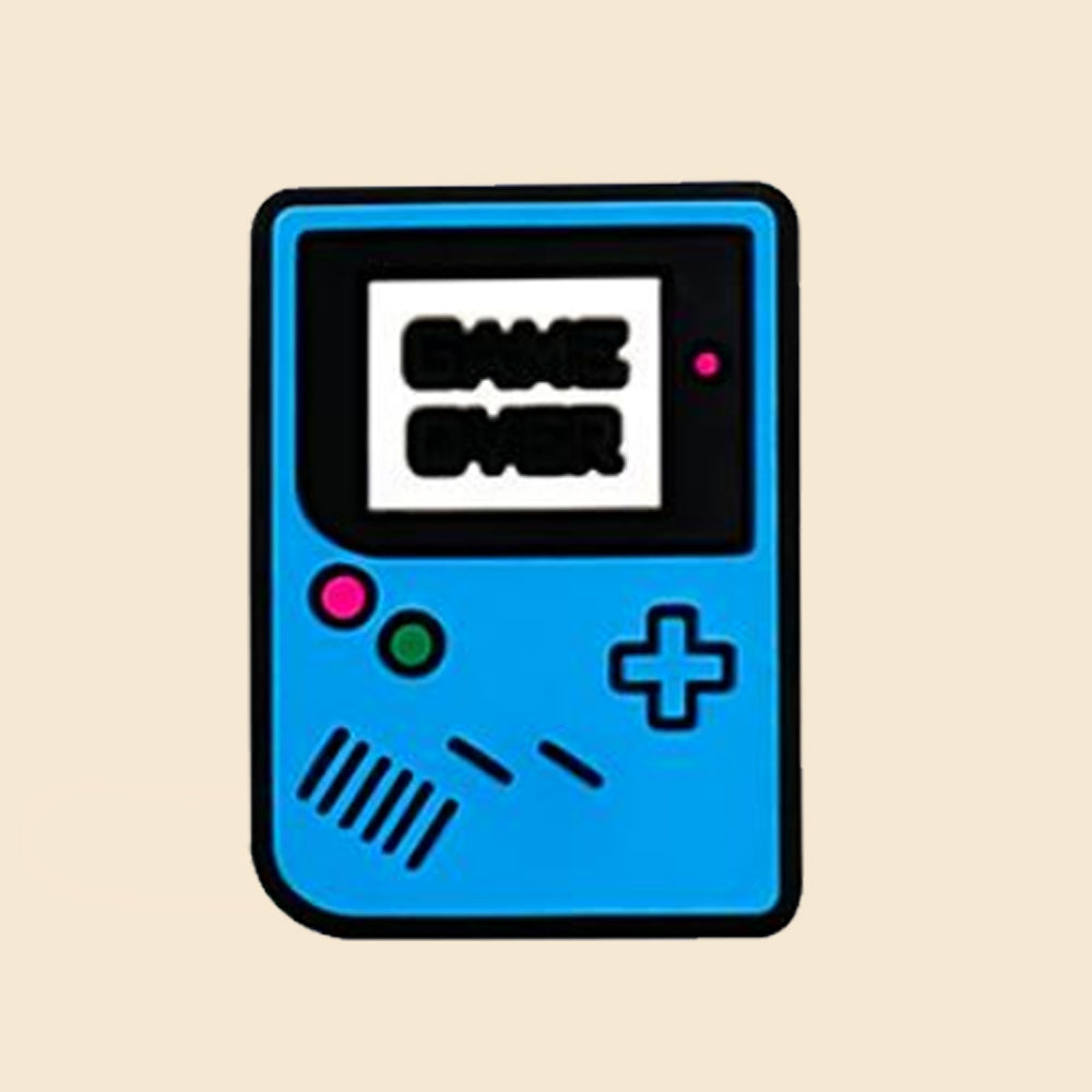 Wholesale 10pcs Cartoon Multicolor Game Machine Pattern Silicone Beads