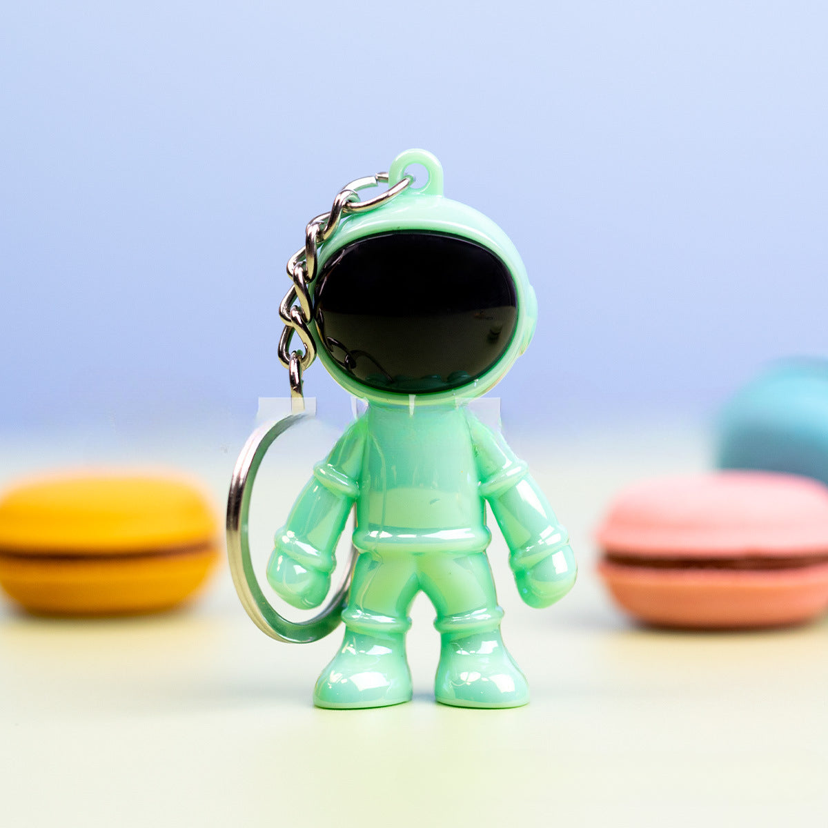 Wholesale 3D Astronaut Astronaut Robot ABS Keychain