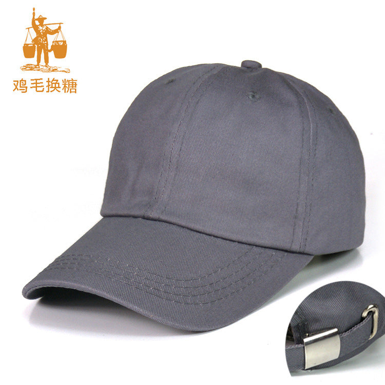 Wholesale Blank Light Plate Simple Cotton Soft Top Adjustable Baseball Cap