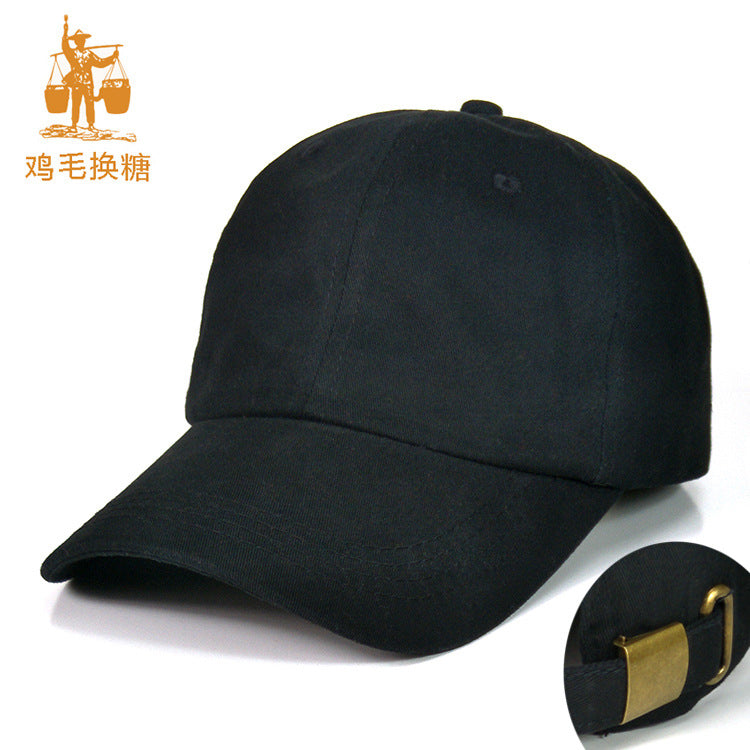 Wholesale Blank Light Plate Simple Cotton Soft Top Adjustable Baseball Cap