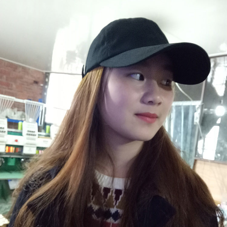 Wholesale Blank soft top glossy baseball cap