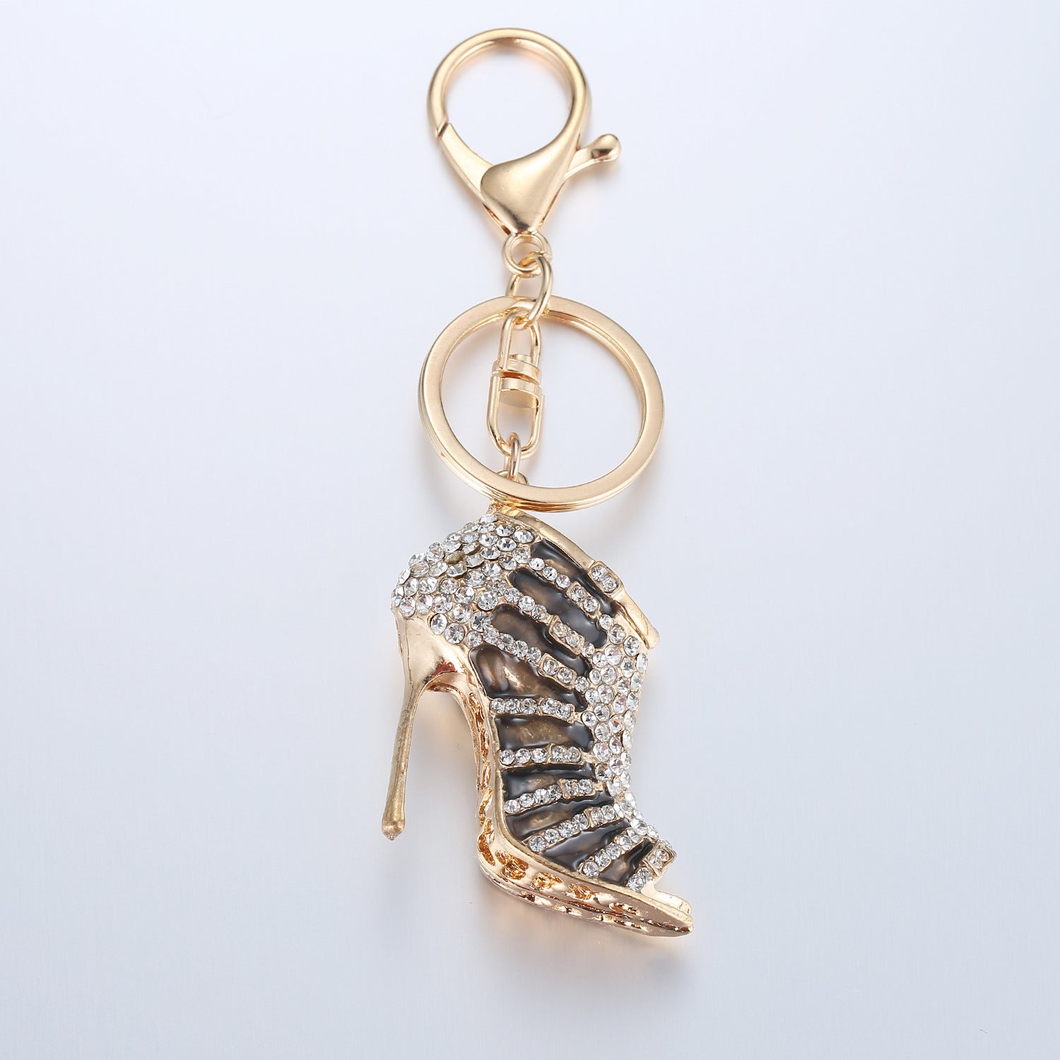 Wholesale High Heels Diamond Keychain