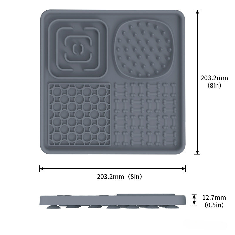 Wholesale Pet Licking Pads, Dog Silicone Slow Food Pads, Meal Pads, Suction Cups