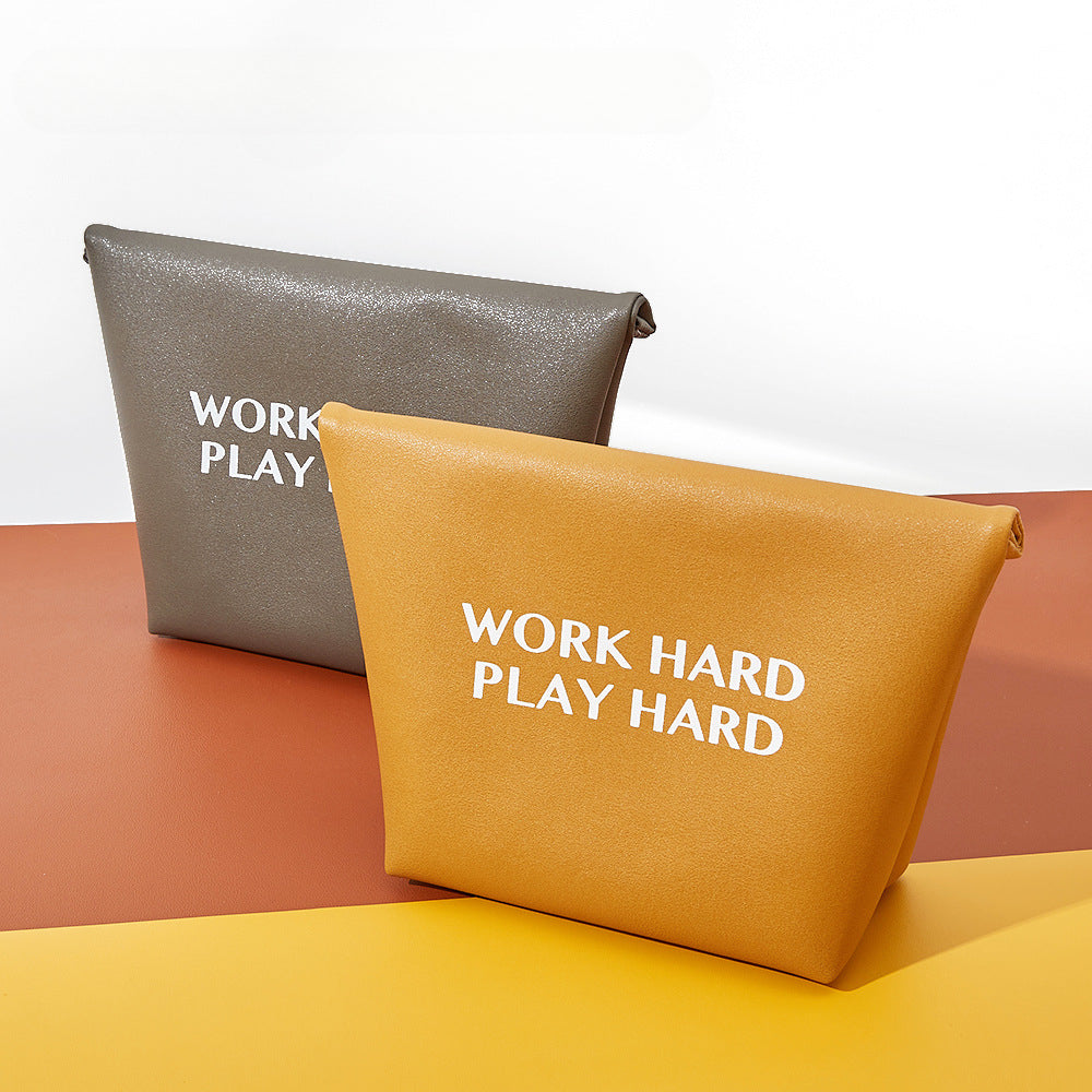 Wholesale Large Capacity PVC Leather Waterproof Finishing Bags