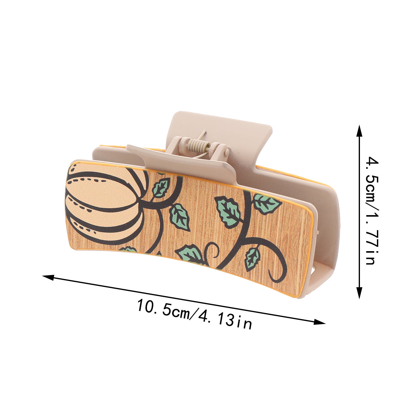 Wholesale Skull Pumpkin Leather Hair Clip