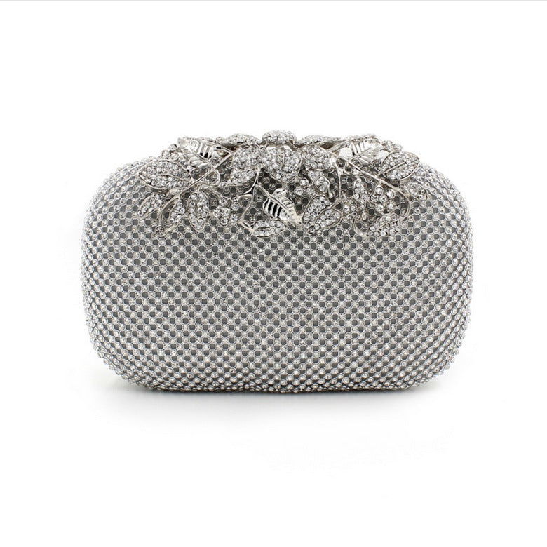 Hojas de satén al por mayor Flores de aluminio bolsas de noche