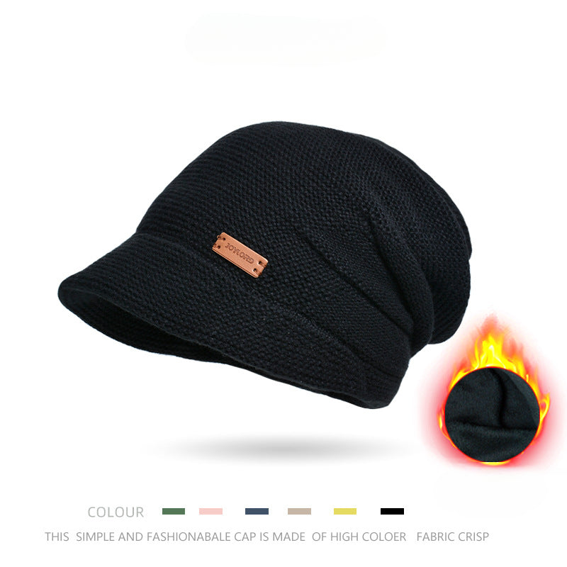 Wholesale Acrylic Thermal Covers, Wide Brimmed Winter Plush Woolen Hats