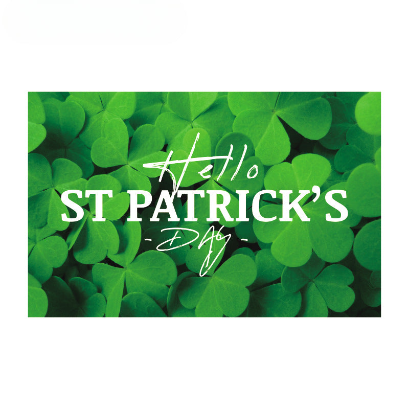 Wholesale St. Patrick's Day Background Cloth Decorations