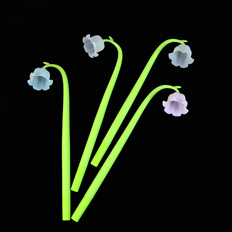 Wholesale Silicone Lily of The Valley Gel Pen