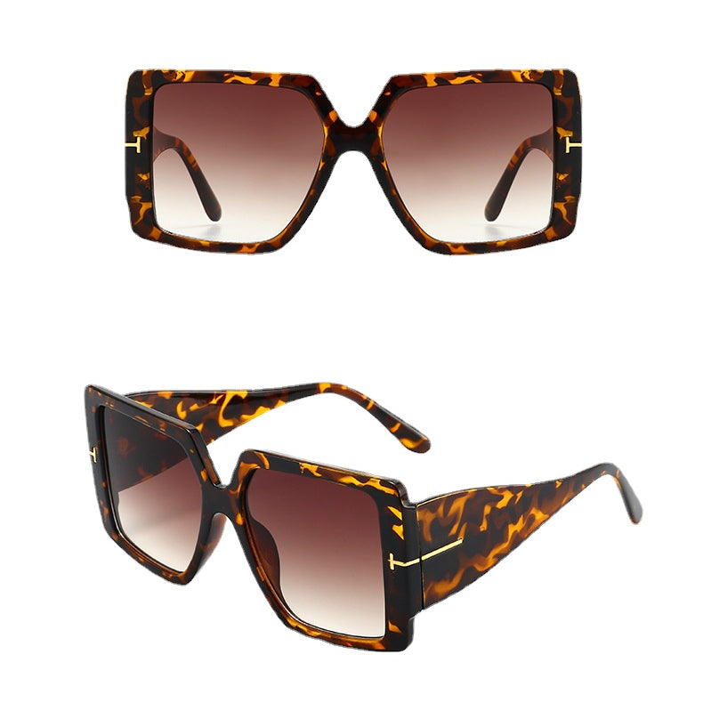 Wholesale New Square Big Frame PC Sunglasses