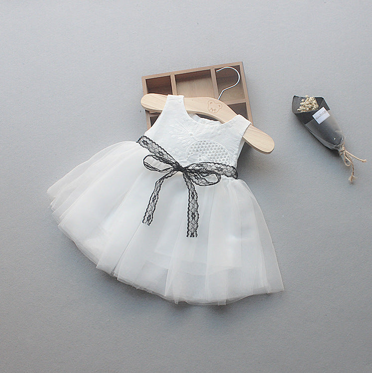 Wholesale Trendy Korean Style Girls Princess Tutu Dress Cotton Summer Party Resale