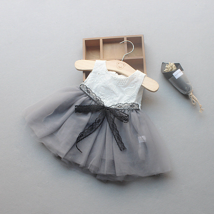 Wholesale Trendy Korean Style Girls Princess Tutu Dress Cotton Summer Party Resale