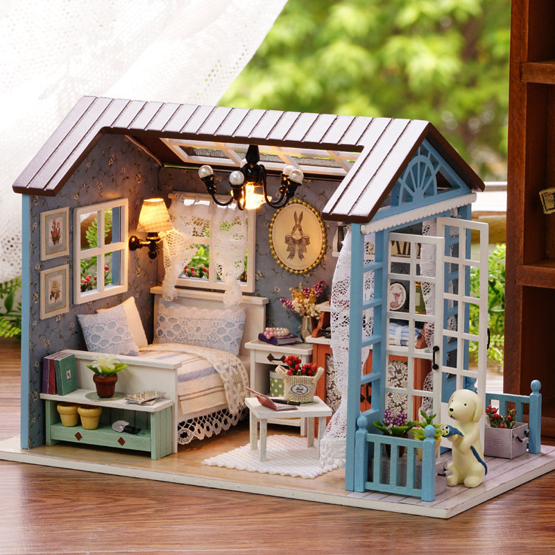 Wholesale  House Handmade Assembled DIY Cabin Doll Accessories