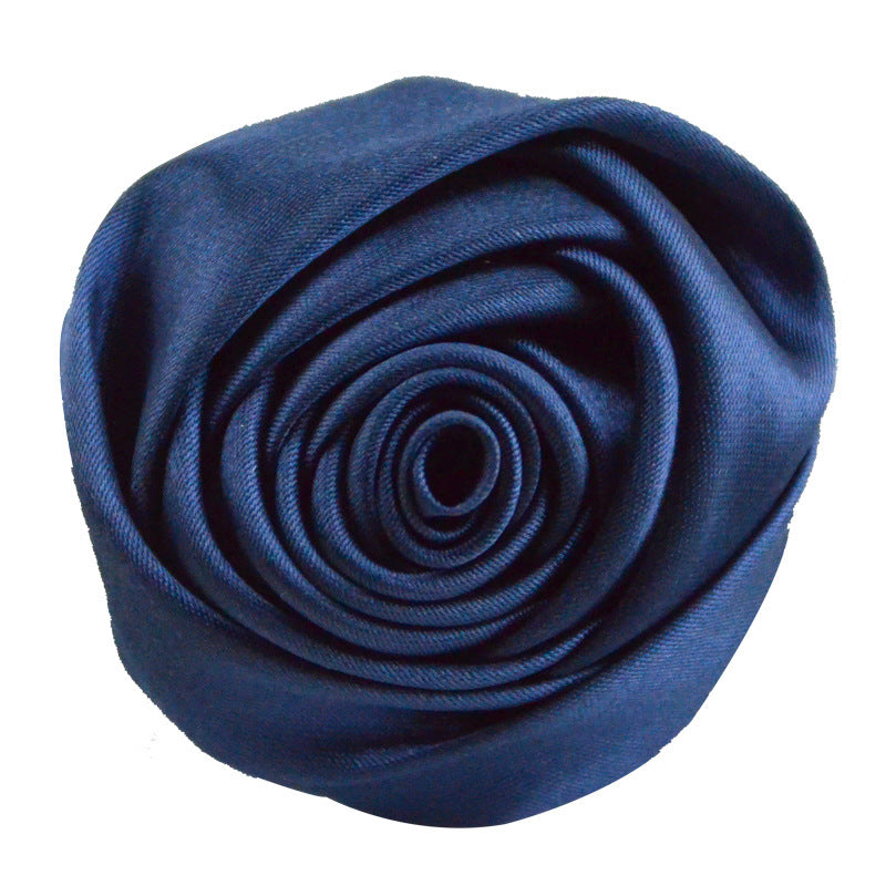 Wholesale 5.5cm Satin Fabric Handmade Three-dimensional Rosebud DIY Accessories