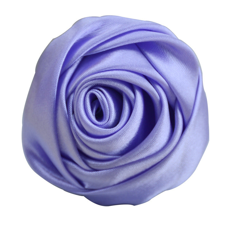 Wholesale 5.5cm Satin Fabric Handmade Three-dimensional Rosebud DIY Accessories