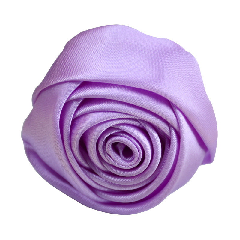Wholesale 5.5cm Satin Fabric Handmade Three-dimensional Rosebud DIY Accessories