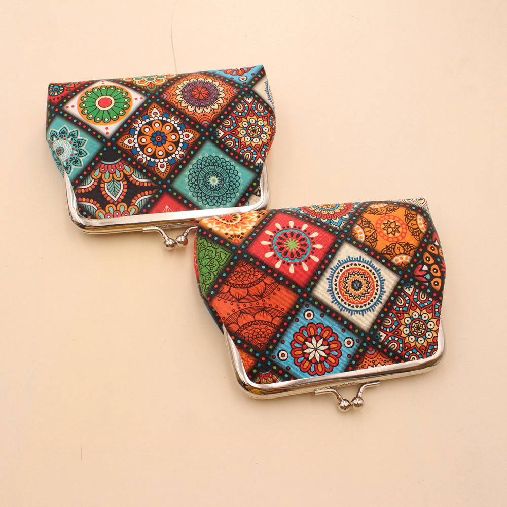 Bolso de monedas étnicas de PU al por mayor