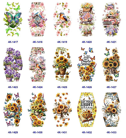Wholesale 15pcs Beautiful Flowers Hotel Keychain Stickers Motel Keychain Stickers