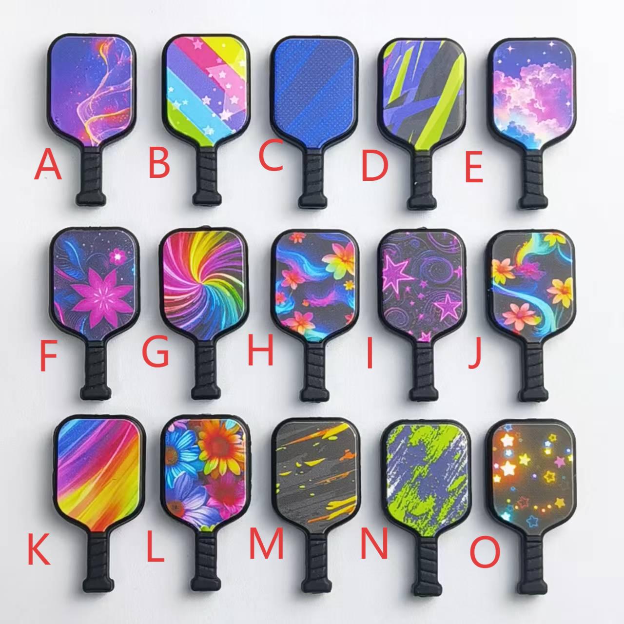 Wholesale 10pcs Night Sky with Shooting Stars Fluorescence Silicone Focal Beads